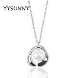 S925 Sterling Silver Pearl Pendant Necklace