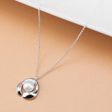 S925 Sterling Silver Pearl Pendant Necklace