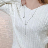 Women Star Pendant 925 Sterling Silver Necklace