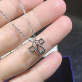 S925 Sterling Silver 1:1 Copy Necklace with Logo