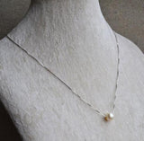 8MM Single Freshwater Pearl 925 Sterling Silver Choker Necklace