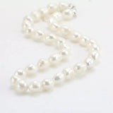 10-11mm White Baroque Freshwater Pearl Necklace