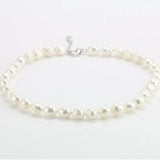 10-11mm White Baroque Freshwater Pearl Necklace