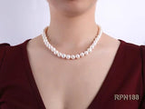 Freshwater Pearl Necklace 8-9mm Magnet Clasp