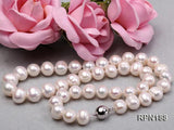 Freshwater Pearl Necklace 8-9mm Magnet Clasp
