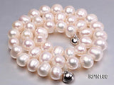 Freshwater Pearl Necklace 8-9mm Magnet Clasp
