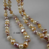 Baroque Freshwater Pearl Necklace, 120cm Long