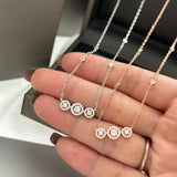 925 Silver Beach Necklace Fall Winter Jewelry