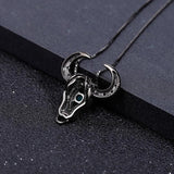 GEM'S BEAUTY Cow Pendant Necklace Real 925 Sterling Silver