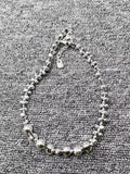 UNOde50 Silver Knot String Beads Necklace Jewelry
