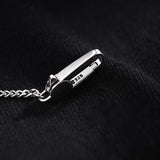 925 Silver Cuban Chain Necklace Men's
