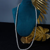 Classic Sweater Chain Freshwater Pearls Necklace Boutique Jewellery