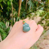 Natural Myanmar Jadeite Pig Pendant Necklace