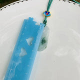 Natural Emerald Jadeite Pendant Necklace