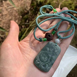 Natural Myanmar Emerald Jadeite Pendant Necklace High-End Gift