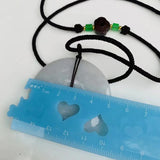 50MM Natural Myanmar Emerald Jadeite Pendant Necklace