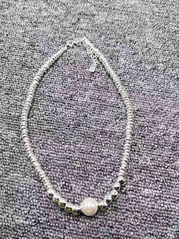 UNOde50 Silver Pearl Necklace