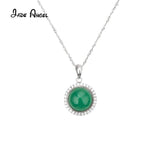 925 Silver Chalcedony Necklace Wedding Jewelry