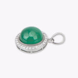 925 Silver Chalcedony Necklace Wedding Jewelry