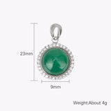 925 Silver Chalcedony Necklace Wedding Jewelry