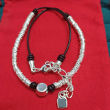 925 Silver Green Crystal Necklace - Creative Jewelry Gift