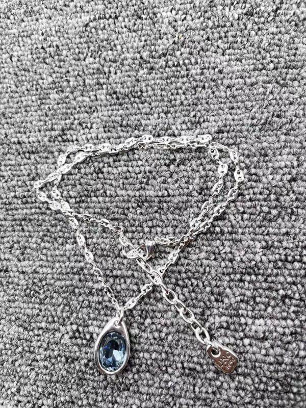 925 Silver Aquamarine Pendant Necklace