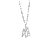 925 Silver Irregular Pendant Necklace Twist Choker
