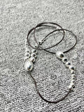 925 Silver Beads Rope Necklace Jewelry