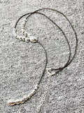 925 Silver Beads Rope Necklace Jewelry