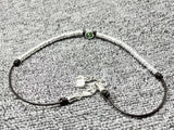 UNOde50 Silver Plated Green Beaded Necklace