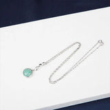 925 Silver Necklace Zircon Pendant Wedding Jewelry