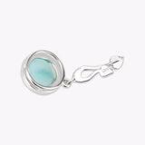925 Silver Necklace Zircon Pendant Wedding Jewelry