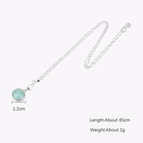 925 Silver Necklace Zircon Pendant Wedding Jewelry