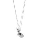 Flower Vase Pendant Necklace with Freshwater Pearl