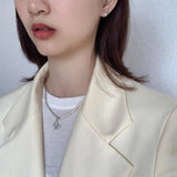 925 Silver Pearl Butterfly Necklace for Women