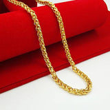 NC529 Solid 6MM 24KT Chain Necklaces