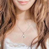 Sterling Silver Pendant Necklace Charm Choker for Women
