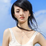 925 Silver Letter O Pendant Necklace for Women