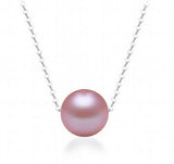 925 Silver Freshwater Pearl Pendant Necklace Jewelry