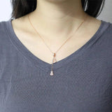 S925 Sterling Silver Gourd Pendant Necklace for Women