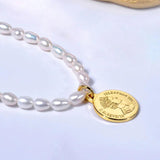 Freshwater Pearl Necklace Beads Choker for Women