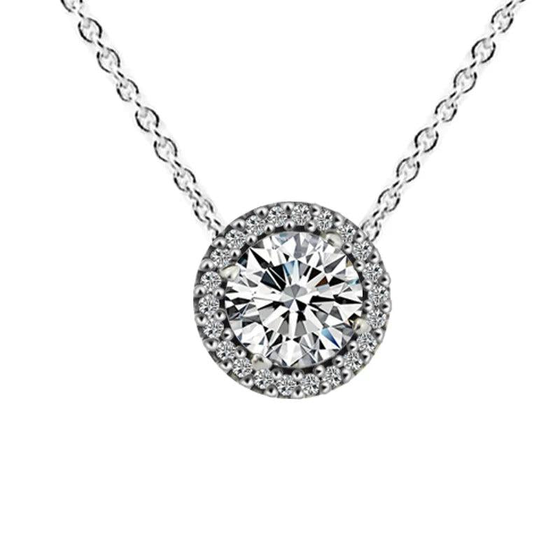 Y-Necklace Pink Fan 925 Sterling Silver Women Gift N124