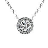 Y-Necklace Pink Fan 925 Sterling Silver Women Gift N124