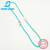 Nature Pearl Choker Necklace Freshwater Pearl Charm