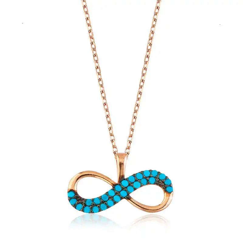 Silver Infinity Ladies Necklace