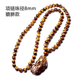 Jade Pendant Hand-Carved Statue Jadeite Pendants Charm Necklace