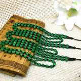 Natural Jade Sweater Chain Carved Amulet Gemstone Necklace