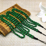 Natural Jade Sweater Chain Carved Amulet Gemstone Necklace