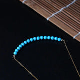925 Sterling Silver Turquoise Necklace for Women
