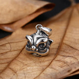 S925 Silver Pendant Lion Head Thai Silver Vintage Distressed Jewelry